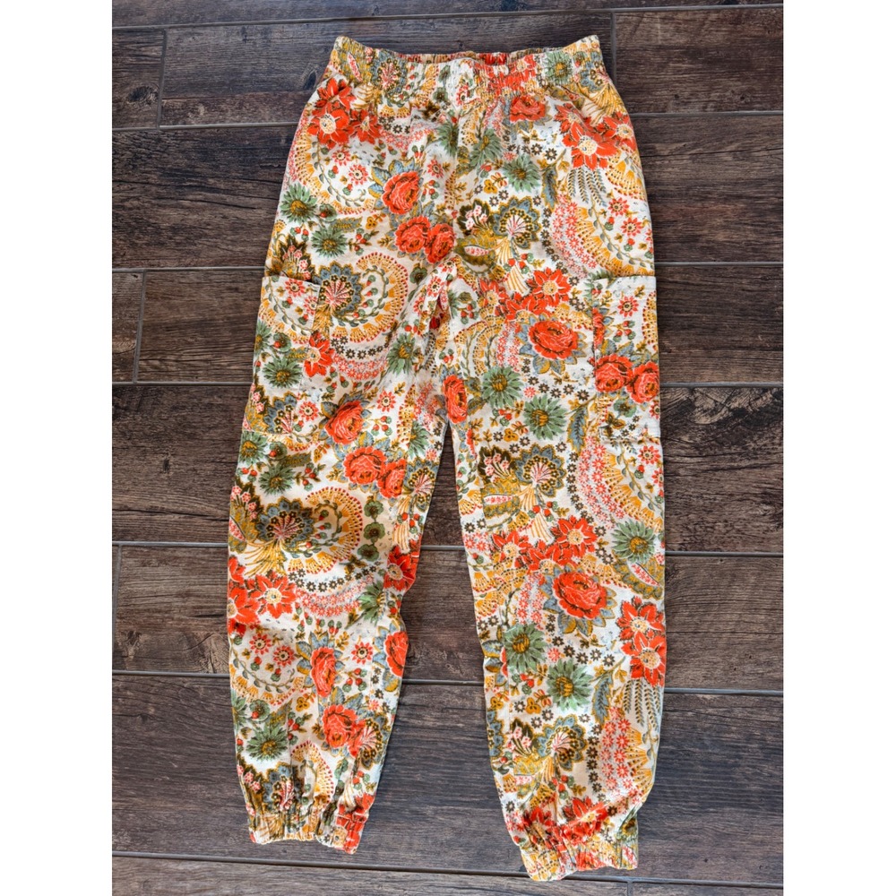 Urban Outfitters Floral Paisley Corduroy Jogger Pants